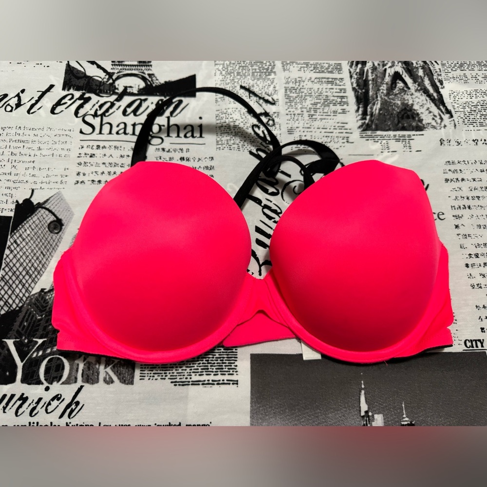 Pink 34D bra in bright Pink